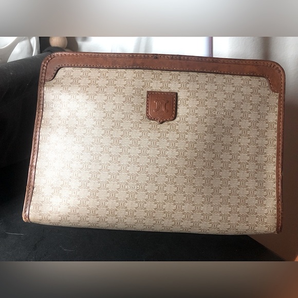 Celine Zipper Cosmetic Pouch - Picture 1 of 9